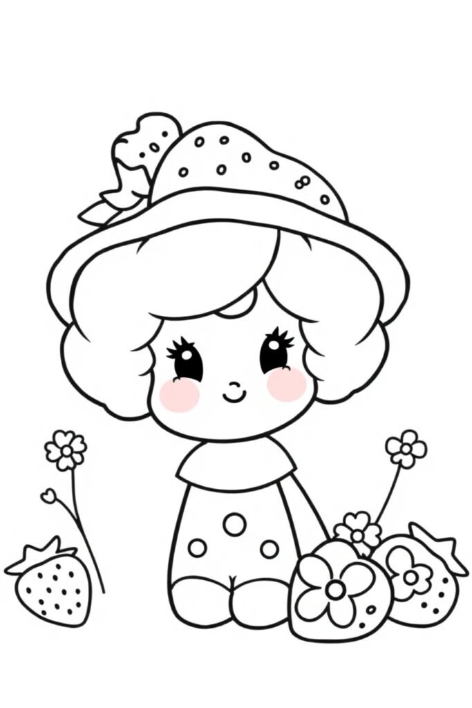Strawberry Shortcake Coloring Pages