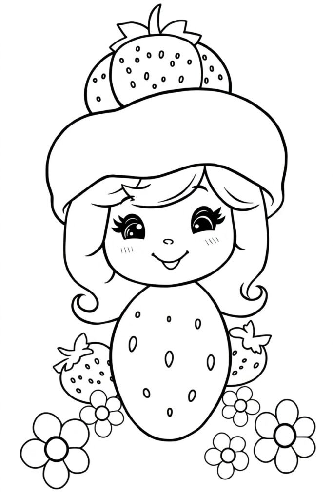 Strawberry Shortcake Coloring Pages