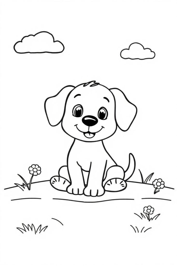 Free Printable Dog Coloring Pages For Kids